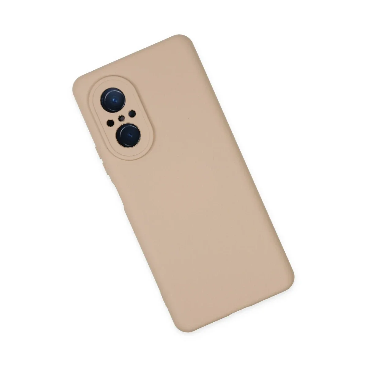 Huawei Nova 9 SE Kılıf Nano içi Kadife Silikon - Pudra
