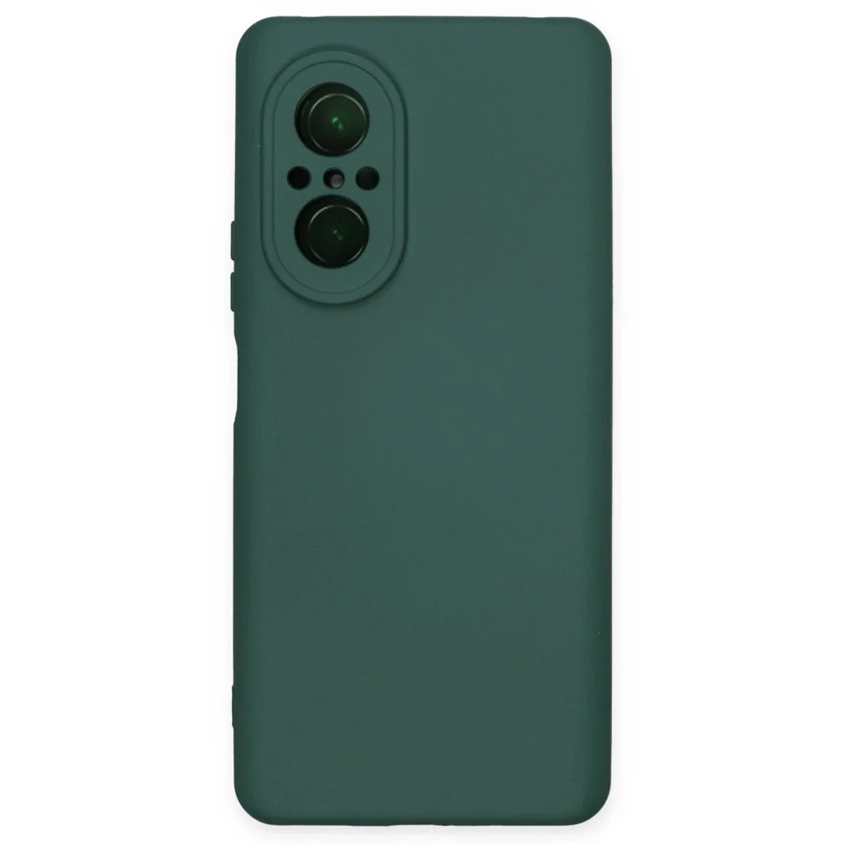 Huawei Nova 9 SE Kılıf Nano içi Kadife Silikon - Koyu Yeşil Huawei Nova 9 SE Kılıf Nano içi Kadife Silikon - Koyu Yeşil