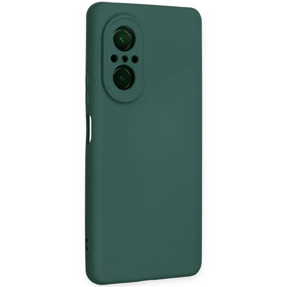 Huawei Nova 9 SE Kılıf Nano içi Kadife Silikon - Koyu Yeşil Huawei Nova 9 SE Kılıf Nano içi Kadife Silikon - Koyu Yeşil