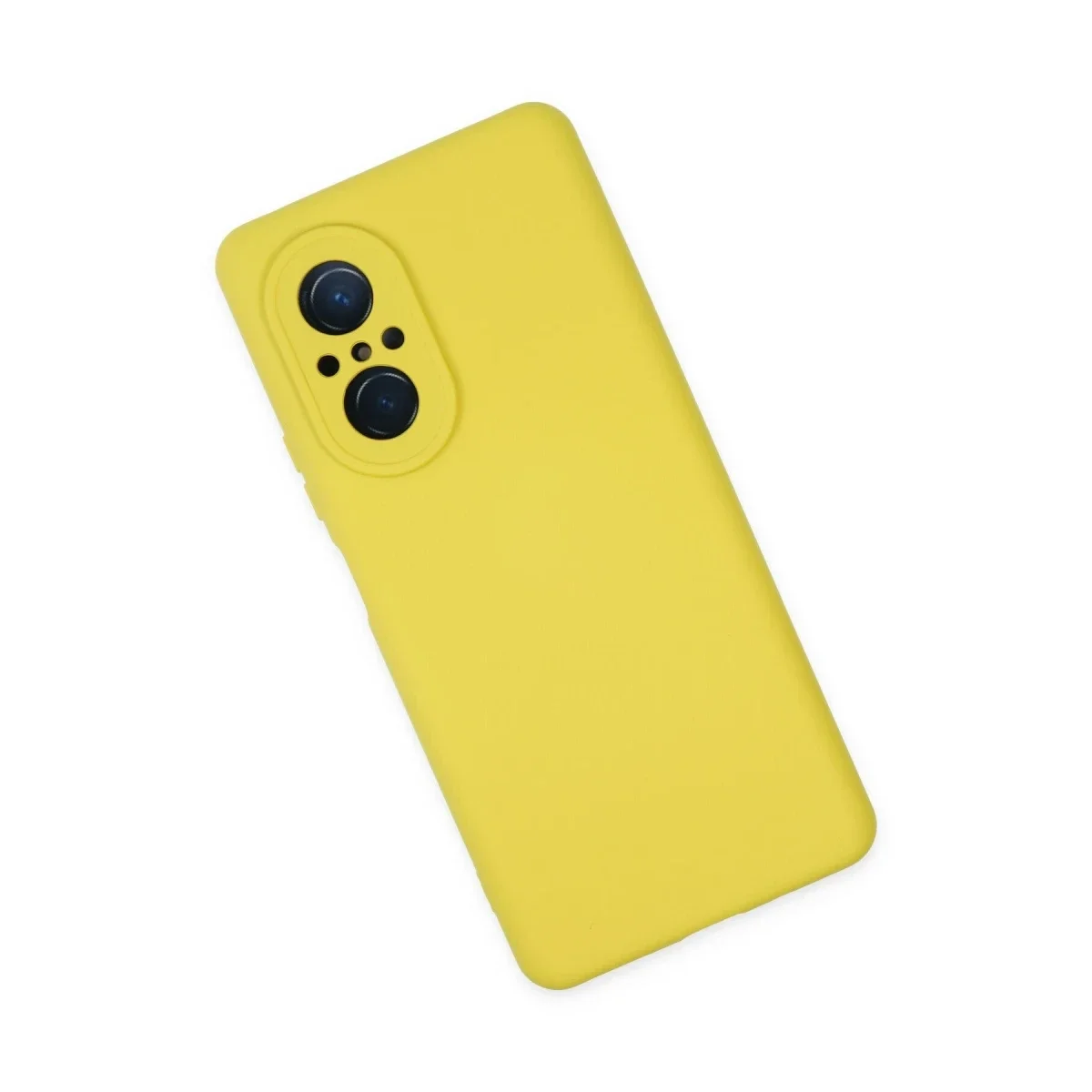 Huawei Nova 9 SE Kılıf Nano içi Kadife Silikon - Sarı Huawei Nova 9 SE Kılıf Nano içi Kadife Silikon - Sarı