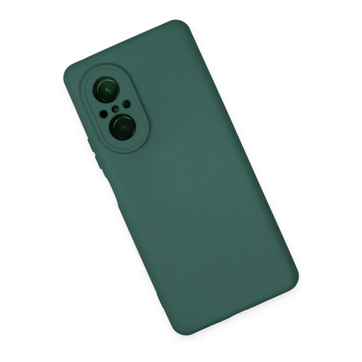 Huawei Nova 9 SE Kılıf Nano içi Kadife Silikon - Koyu Yeşil Huawei Nova 9 SE Kılıf Nano içi Kadife Silikon - Koyu Yeşil