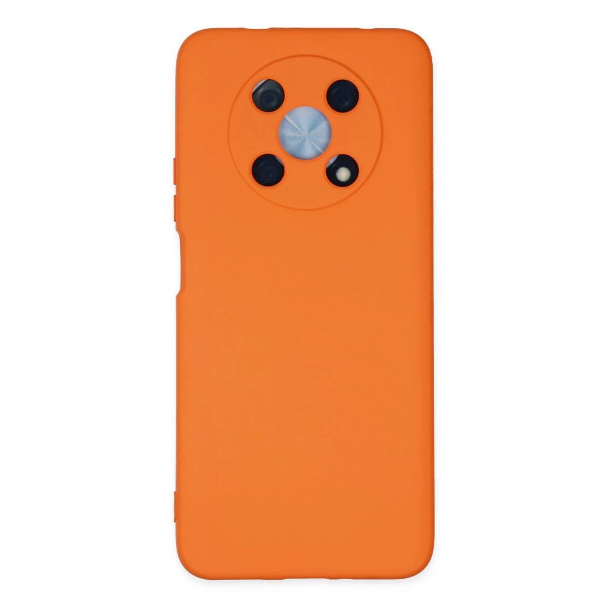 Huawei Nova Y90 ile Uyumlu Nano İçi Kadife Silikon Kılıf - Turuncu