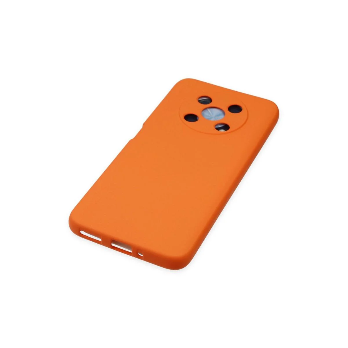 Huawei Nova Y90 ile Uyumlu Nano İçi Kadife Silikon Kılıf - Turuncu