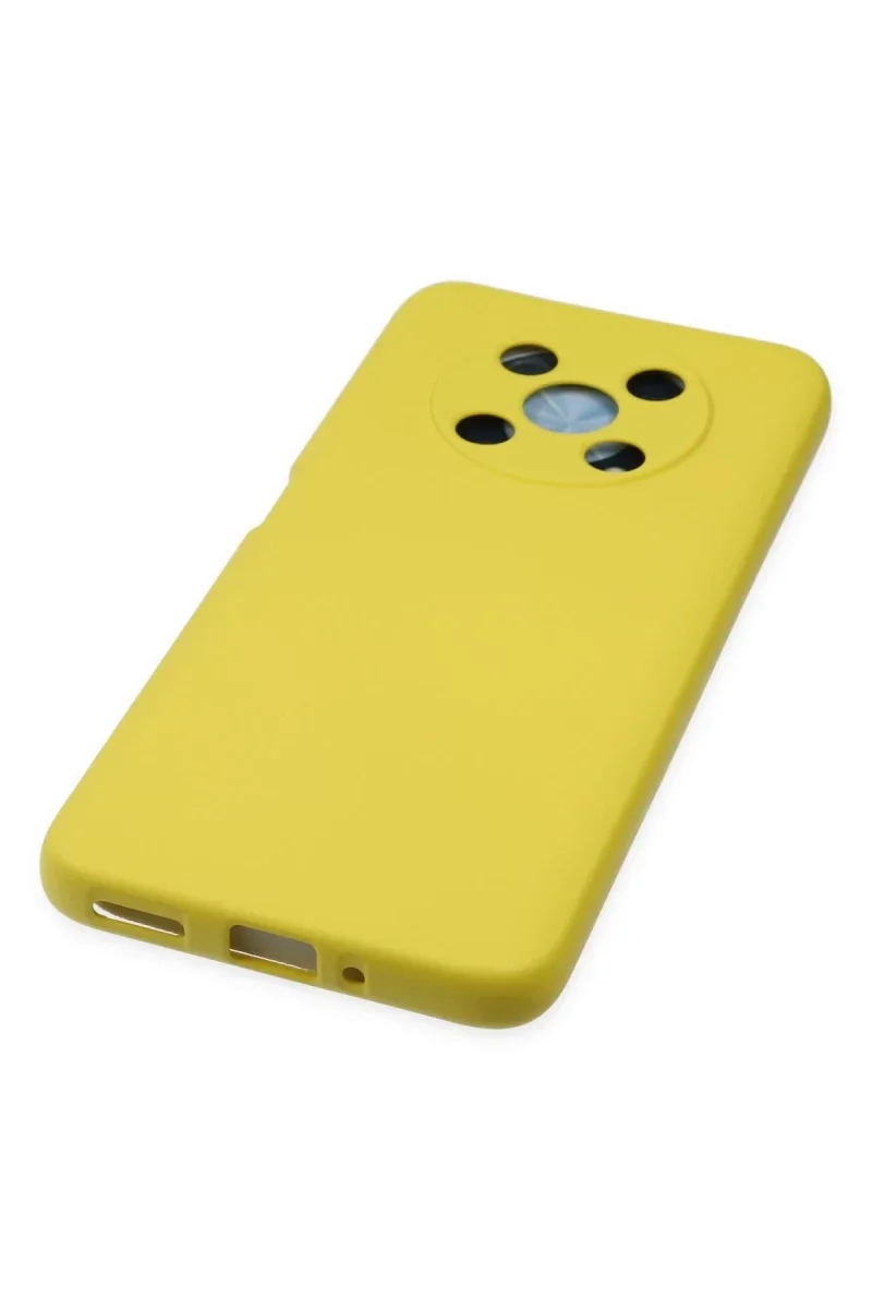 Huawei Nova Y90 Kılıf Nano içi Kadife Silikon - Sarı