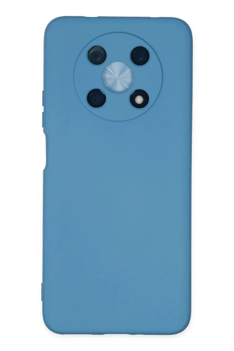 Huawei Nova Y90 Kılıf Nano içi Kadife Silikon - Mavi