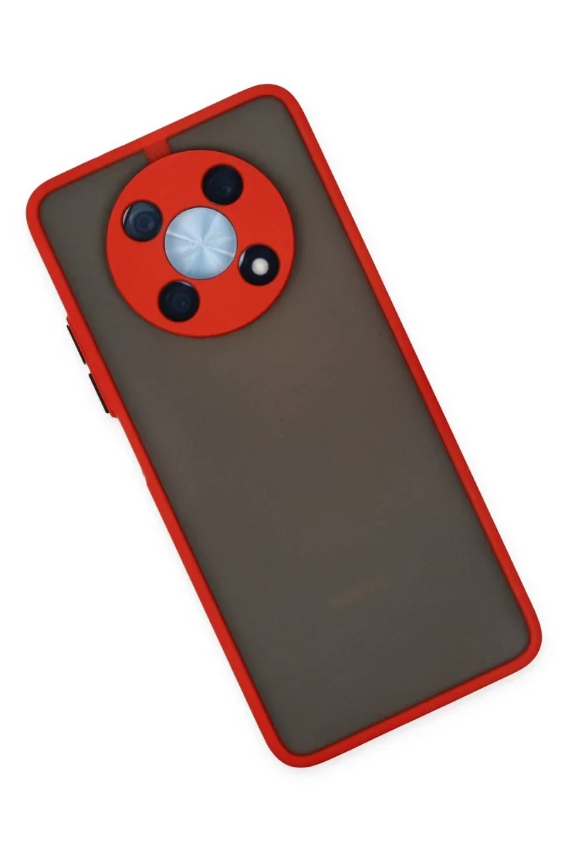 Huawei Nova Y90 Kılıf Montreal Silikon Kapak - Kırmızı