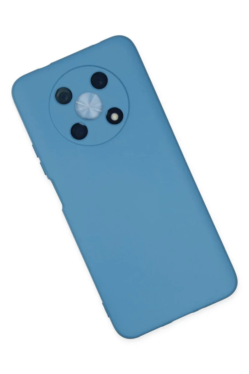 Huawei Nova Y90 Kılıf Nano içi Kadife Silikon - Mavi