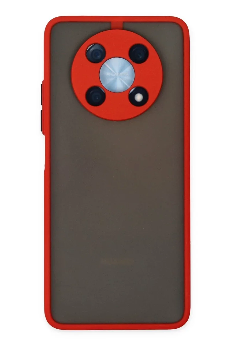 Huawei Nova Y90 Kılıf Montreal Silikon Kapak - Kırmızı
