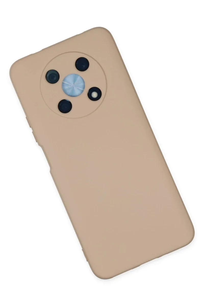 Huawei Nova Y90 Kılıf Nano içi Kadife Silikon - Pudra Huawei Nova Y90 Kılıf Nano içi Kadife Silikon - Pudra