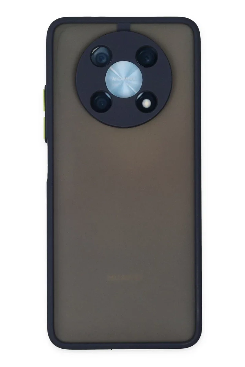 Huawei Nova Y90 Kılıf Montreal Silikon Kapak - Lacivert