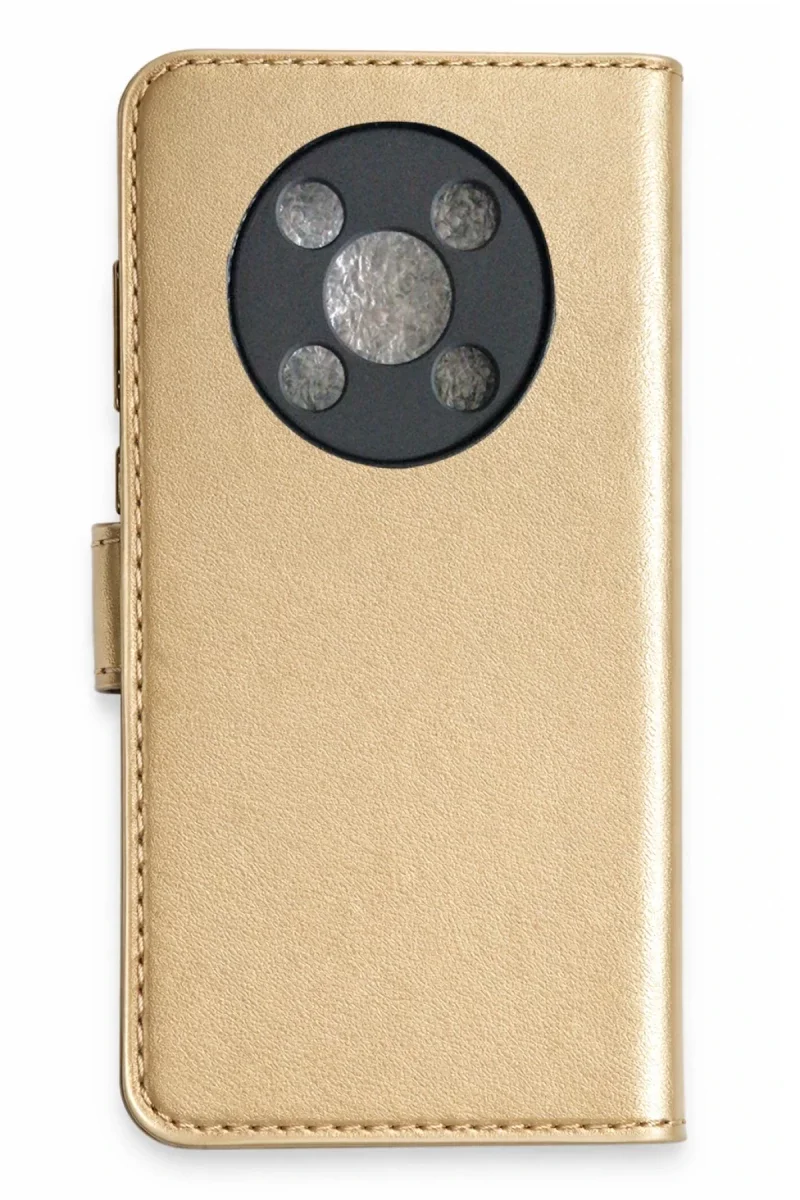 Huawei Nova Y90 Trend S Plus Kapaklı Kılıf - Gold