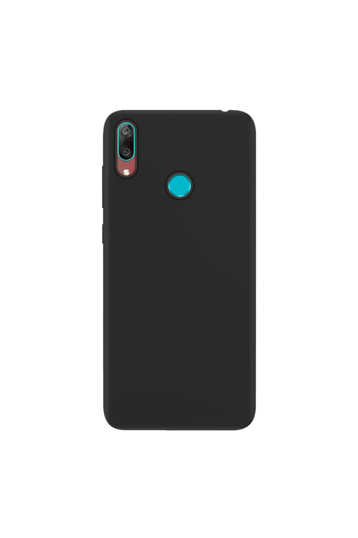 Huawei P Smart 2019 İnce Mat Silikon Kılıf Siyah