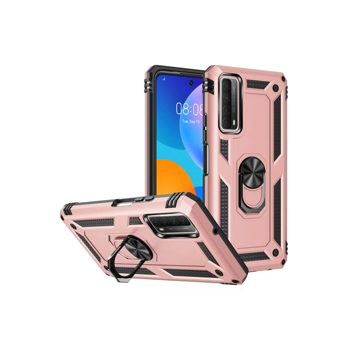 Huawei P Smart 2021 ile Uyumlu Sofya Yüzüklü Silikon Kılıf - Rose Fiyatı, Yorumları ve Özellikleri