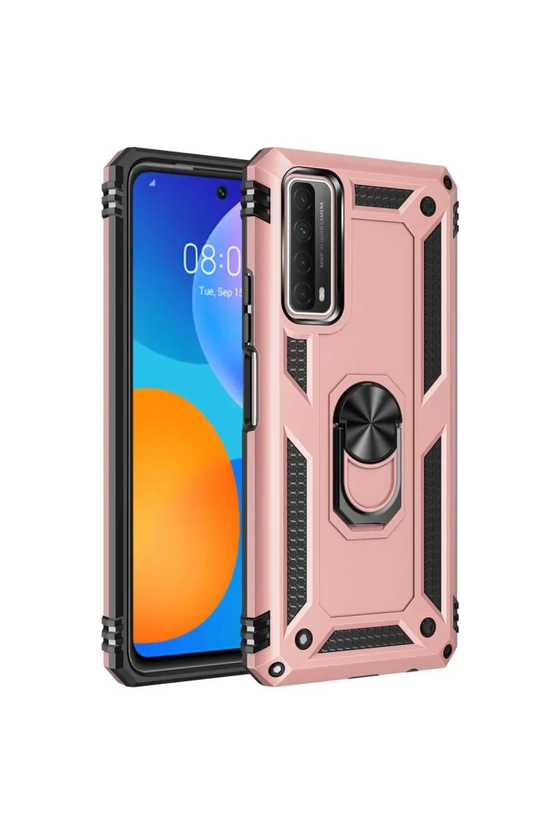 Huawei P Smart 2021 Kılıf Sofya Yüzüklü Silikon Kapak - Rose Fiyatı, Yorumları ve Özellikleri