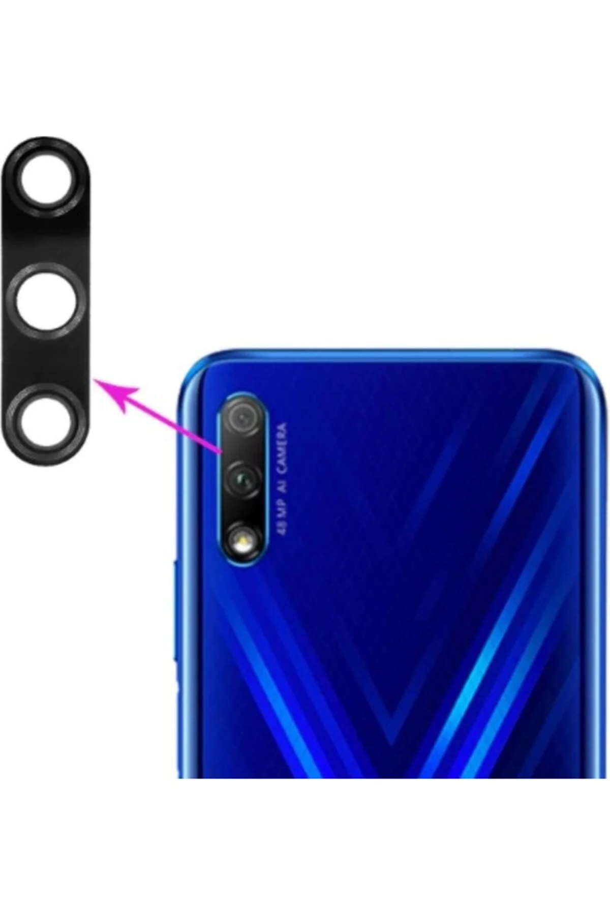 Huawei P Smart Pro Uyumlu Kamera Camı