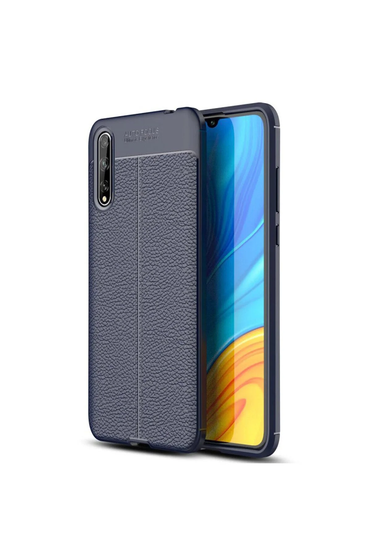 Huawei P Smart S Kılıf Auto Focus Kapak - Lacivert