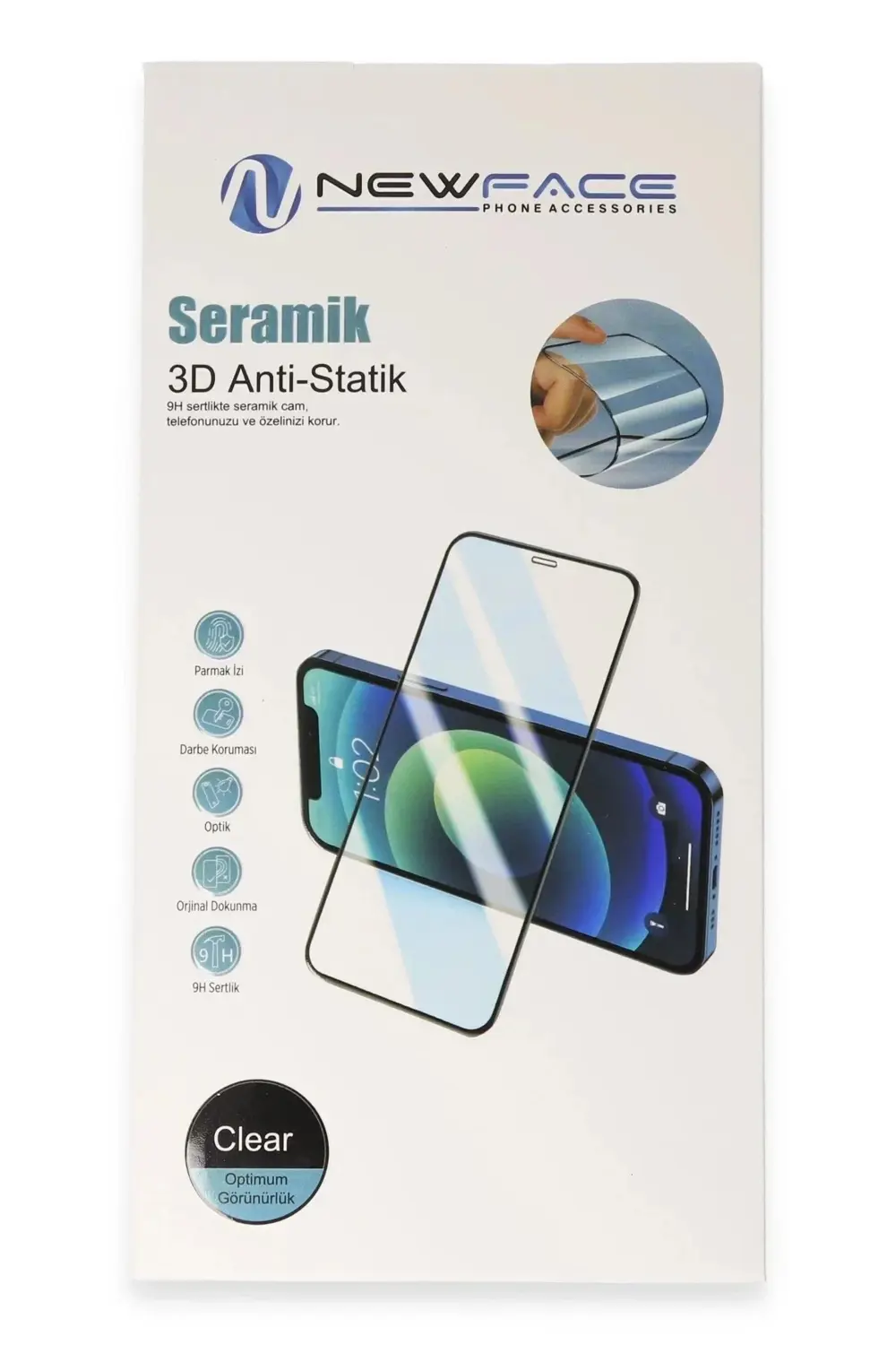 Huawei P20 Lite 3D Antistatik Seramik Nano Ekran Koruyucu-(5796)