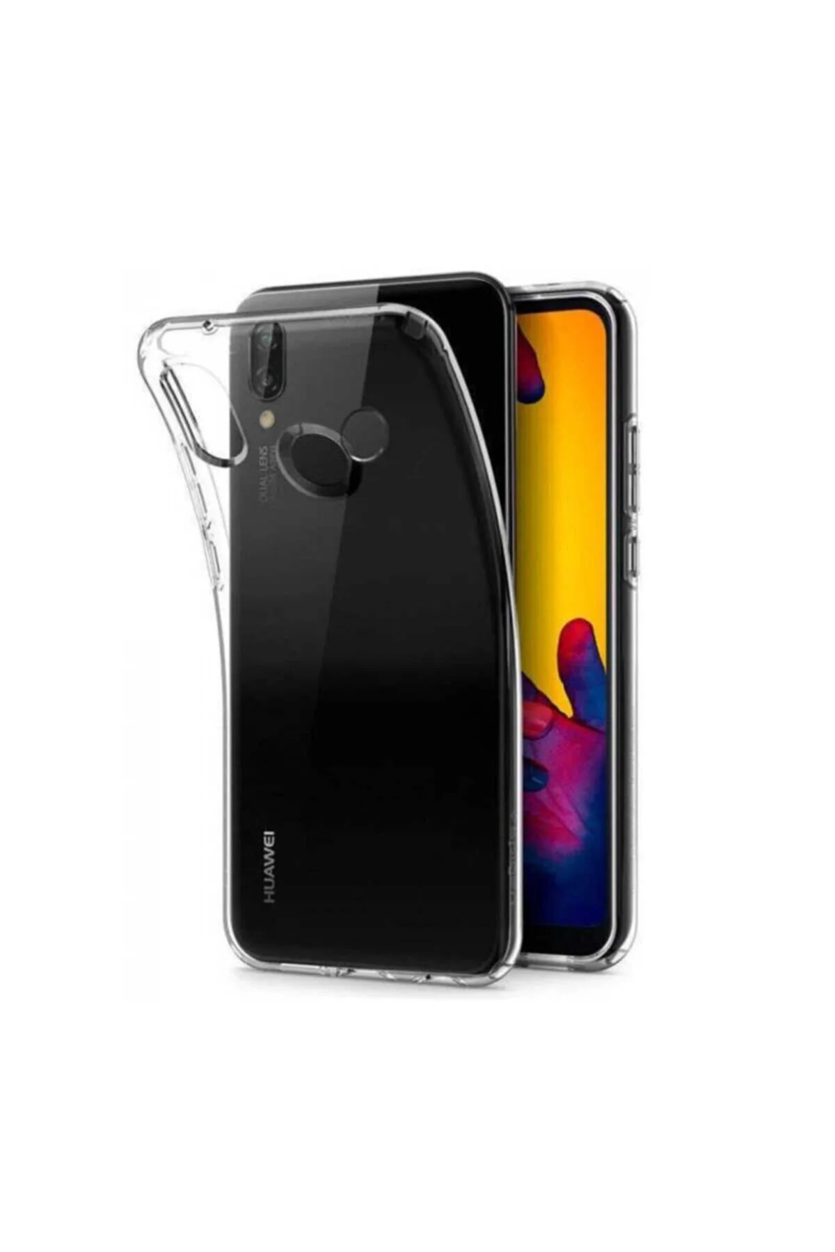 Huawei P20 Lite Premium Silikon Kılıf Şeffaf Huawei P20 Lite Premium Silikon Kılıf Şeffaf