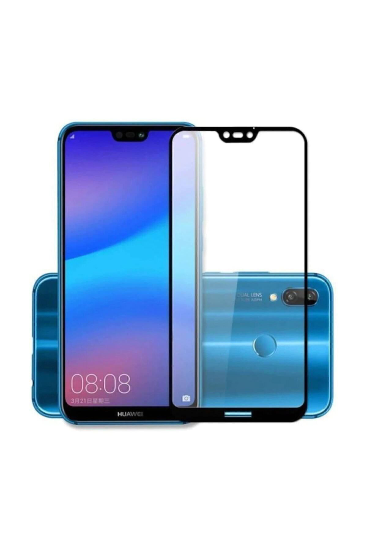 Huawei P20 Lite 9d Tam Tam Kaplayan Koruma Full Kapatan Kavisli K