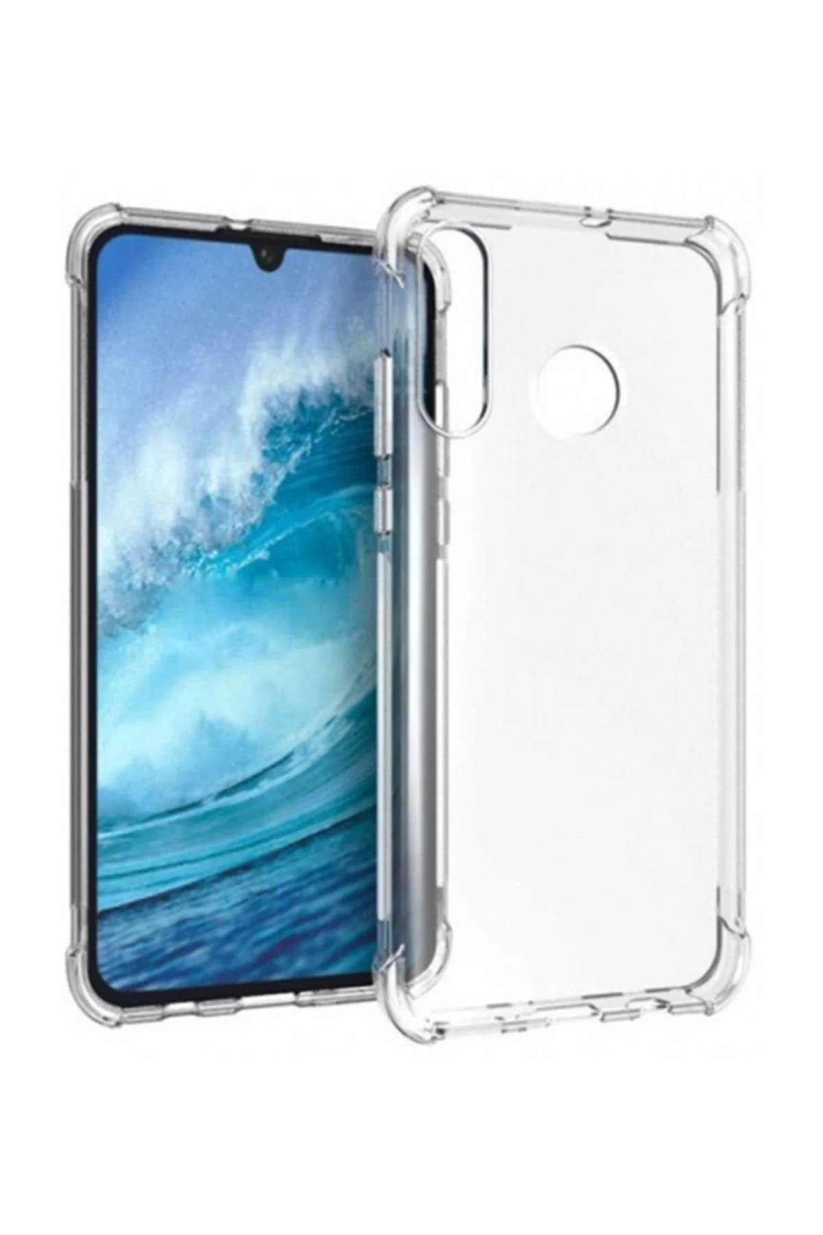 Huawei P30 Lite Şeffaf Tank Silikon Kapak