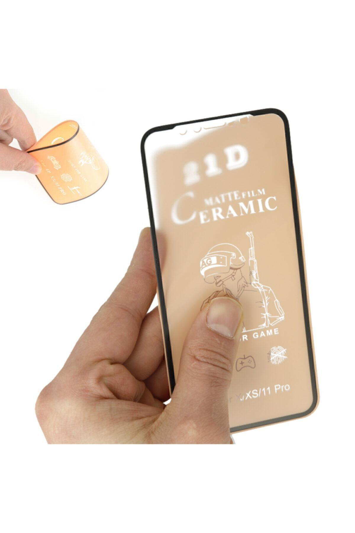 Mcasering Huawei P30 Lite Cam Koruyucu Mat Seramik Nano 9D Ekranı Tam Kapla