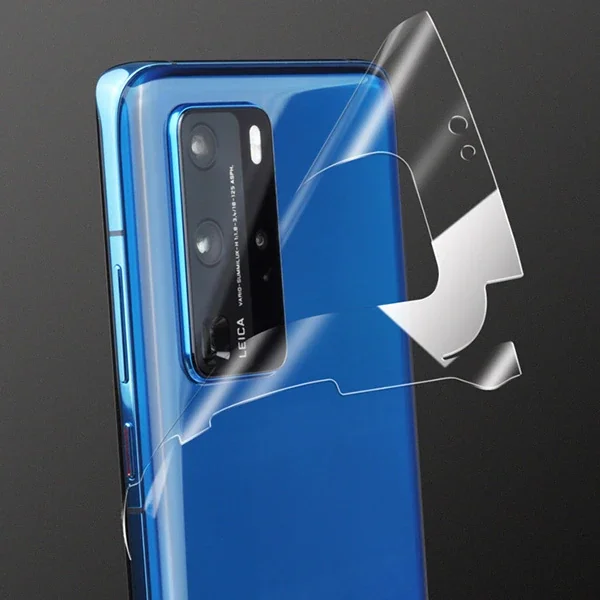 Huawei P30 Pro Hidrojel Arka Koruyucu Film - Çizilmelere Karşı Ultra İnce 0.15 mm Tam Kaplama