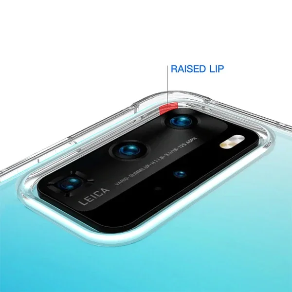 Huawei P40 Darbe Emici Silikon Kılıf - Anti Drop Koruma