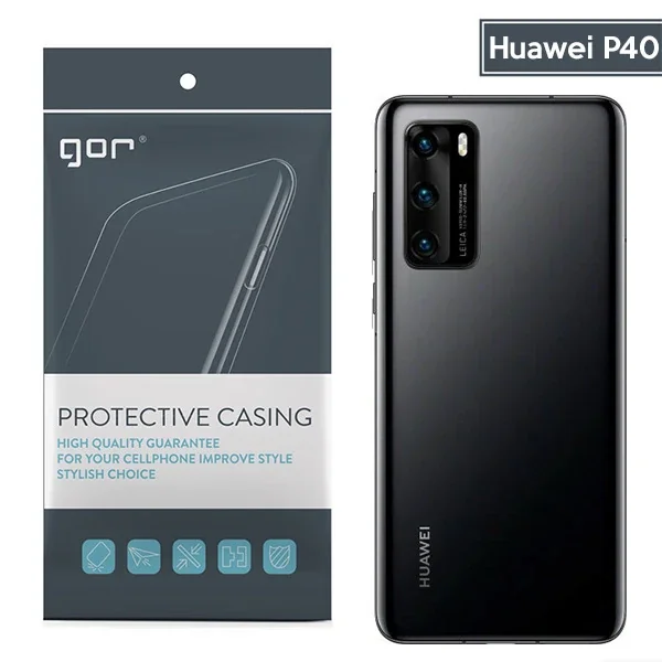 Huawei P40 Kamera Korumalı Silikon Kılıf - Ultra İnce Darbeye Dayanıklı Telefon Kılıfı