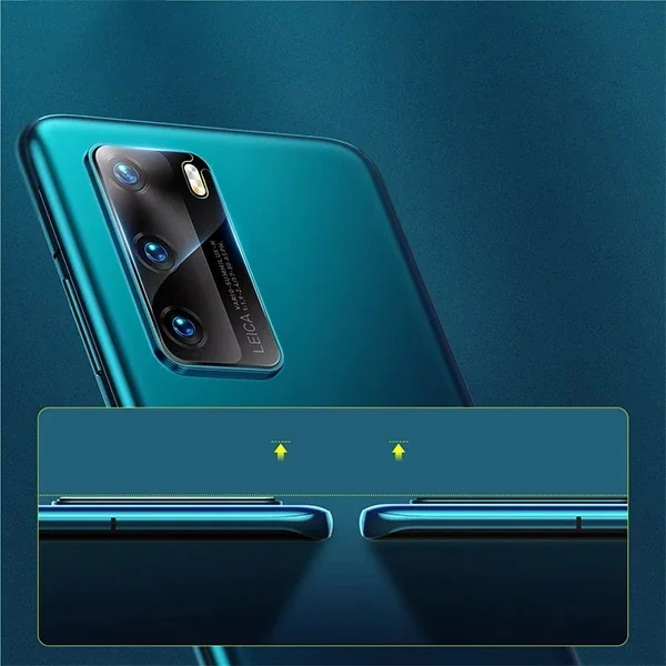 Huawei P40 Kamera Lensi Koruyucu Camı – 2’li Set Kırılmaz Ultra İnce