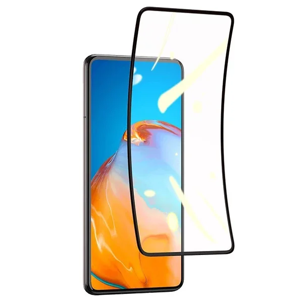 Huawei P40 Kavisli Tam Kaplayan Cam Ekran Koruyucu 2’li Set - 0.15 mm Patlamaya Dayanıklı Ultra İnce