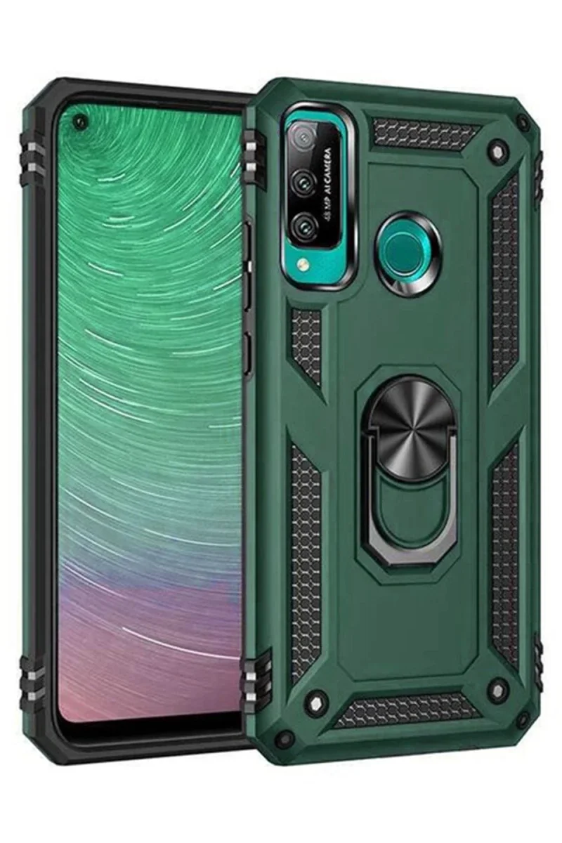 Huawei P40 Lite E Kılıf Sofya Yüzüklü Silikon Kapak - Yeşil Fiyatı, Yorumları ve Özellikleri