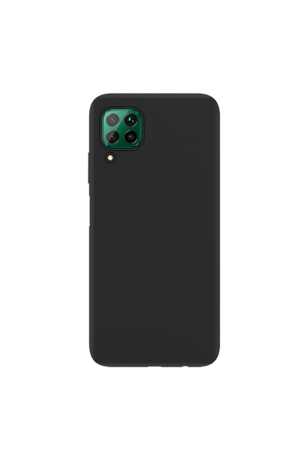 Huawei P40 Lite İnce Mat Silikon Kılıf Siyah
