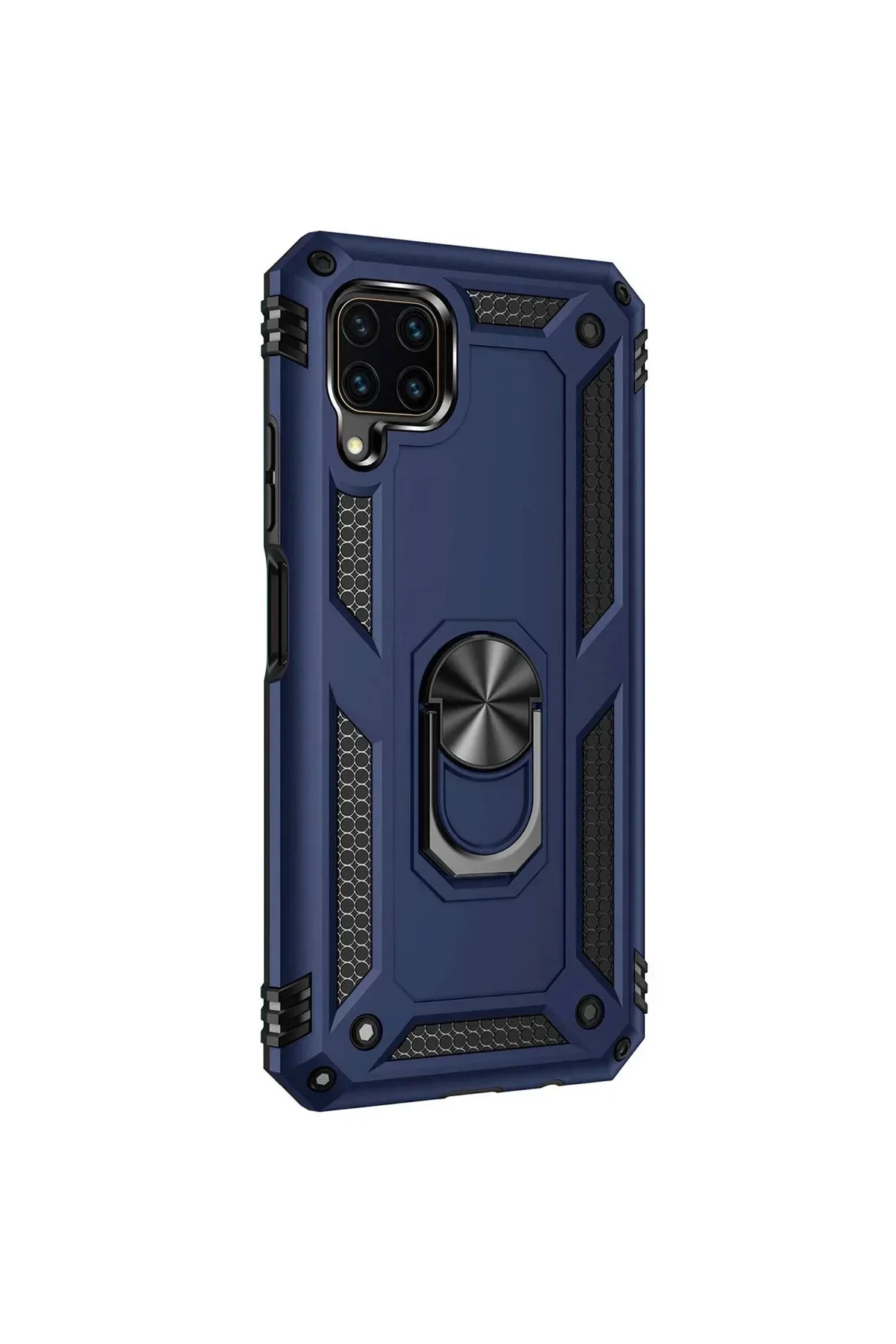 Huawei P40 Lite Yüzüklü Tank Kılıf Siyah Huawei P40 Lite Yüzüklü Tank Kılıf Siyah