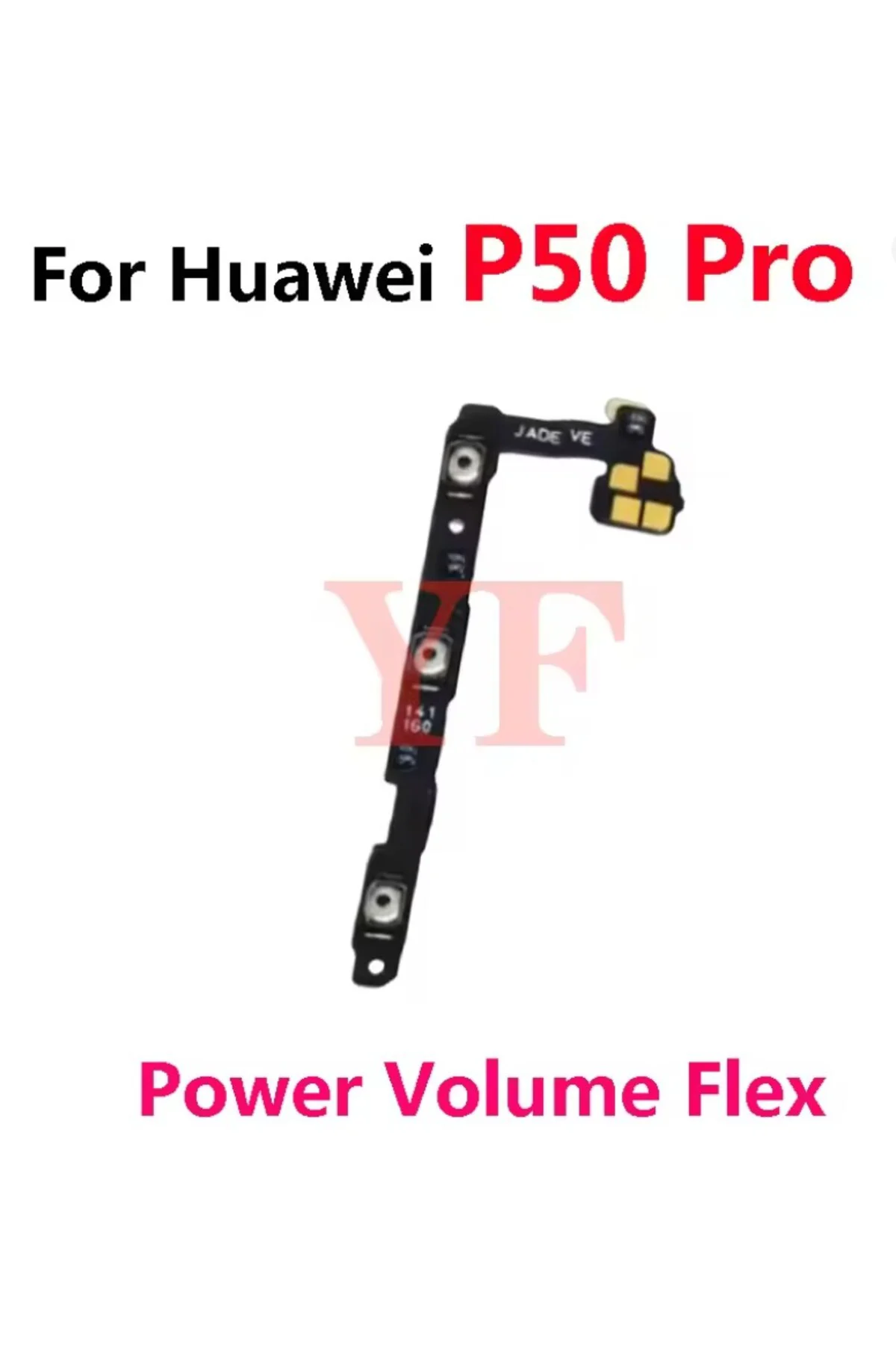Huawei P50 Pro Güç Düğmesi Açma/Kapama Ses Kapatma Düğmesi Esnek Kablo için