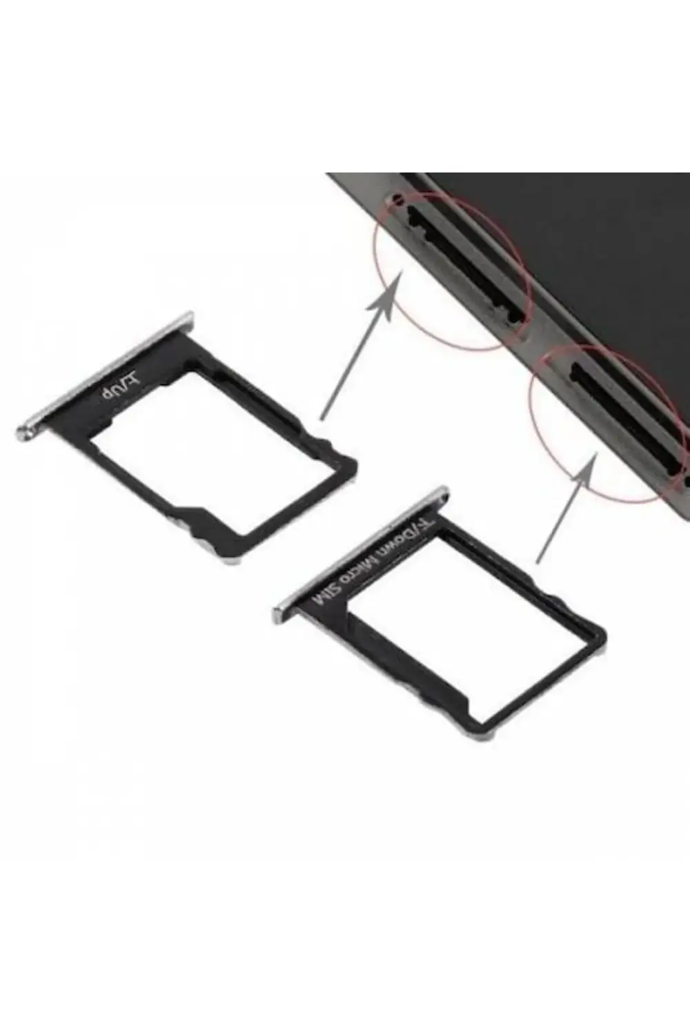 Huawei P8 Sim Ve Mmc Kart Tepsisi Gra-l09 Siyah