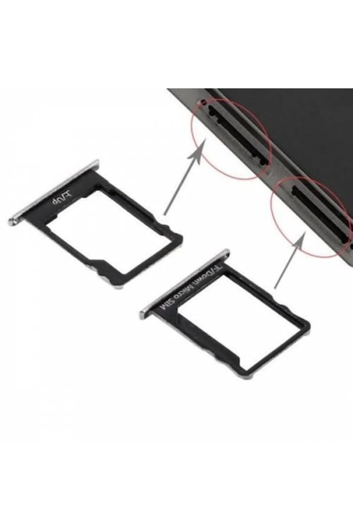 Huawei P8 Sim ve Mmc Kart Tepsisi GRA-L09 Siyah
