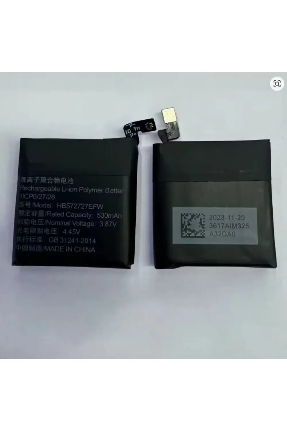 Huawei Watch 4 GT4 - GT4 42MM ARC-AL00 için 530mah HB572727EFW Ye