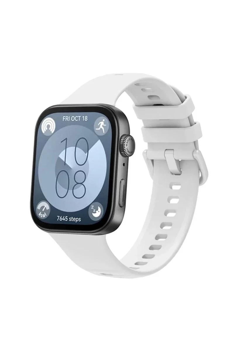 Huawei Watch Fit 3 Klasik Kordon - Beyaz Huawei Watch Fit 3 Klasik Kordon - Beyaz