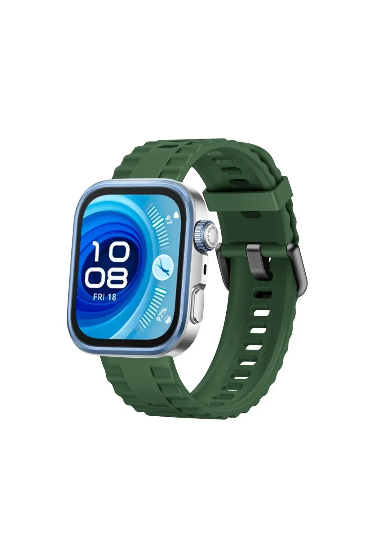 Huawei Watch Fit 3 Klasik Kordon - Koyu Yeşil Huawei Watch Fit 3 Klasik Kordon - Koyu Yeşil