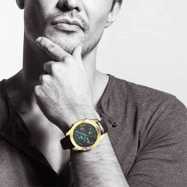 Huawei Watch GT2 46 mm Diamond Bumper Kılıf - Taş İşlemeli Parlak Koruyucu Çerçeve