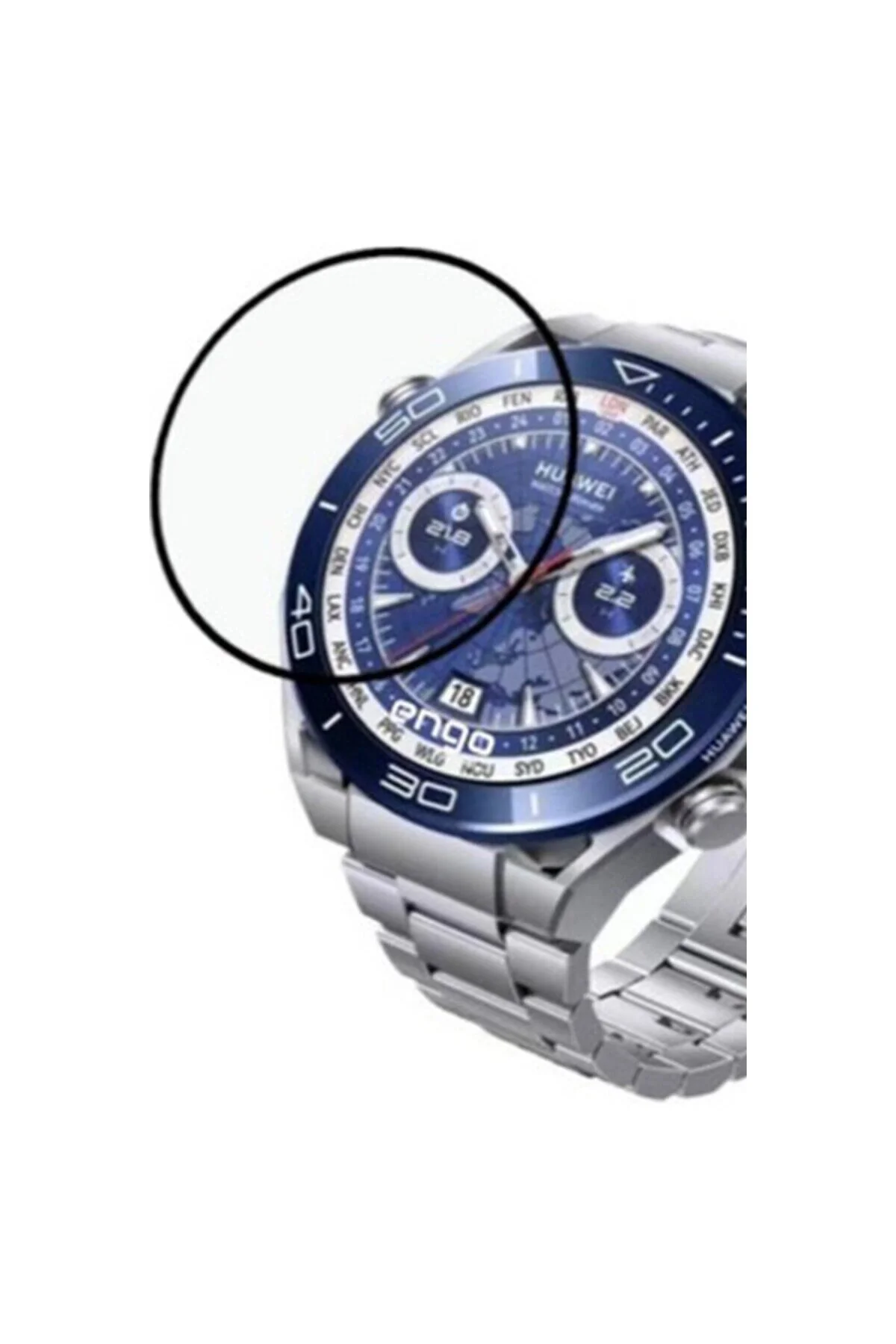 Huawei Watch Ultimate Polymer Nano Ekran Koruyucu - Şeffaf