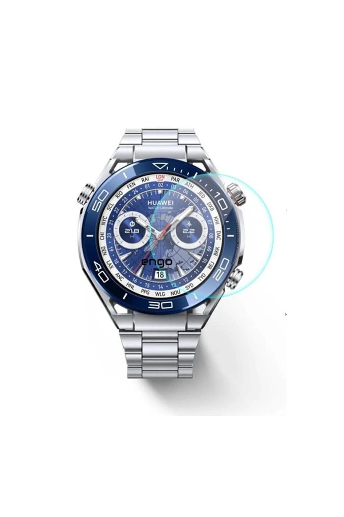 Huawei Watch Ultimate Polymer Nano Ekran Koruyucu - Şeffaf