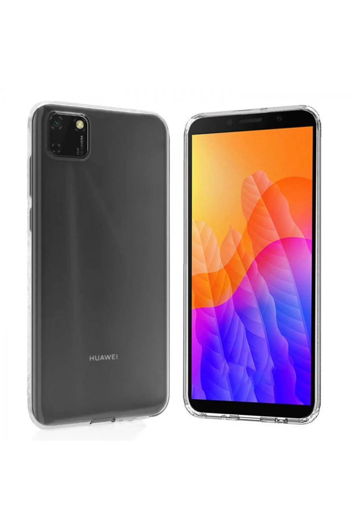 Huawei Y5P 2.0 MM Korumalı Silikon Kılıf Şeffaf