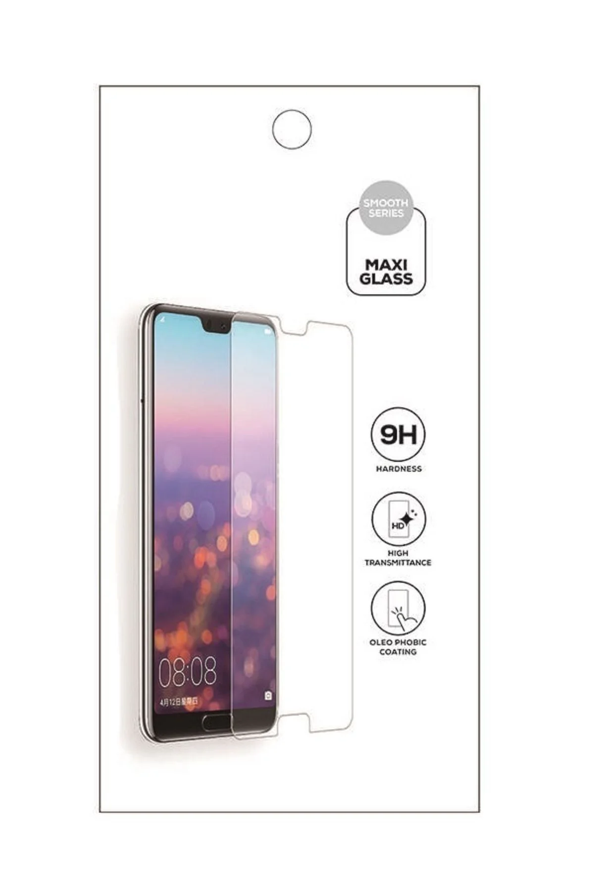 Huawei Y6 2018 Şeffaf Ekran Koruyucu Temperli Cam