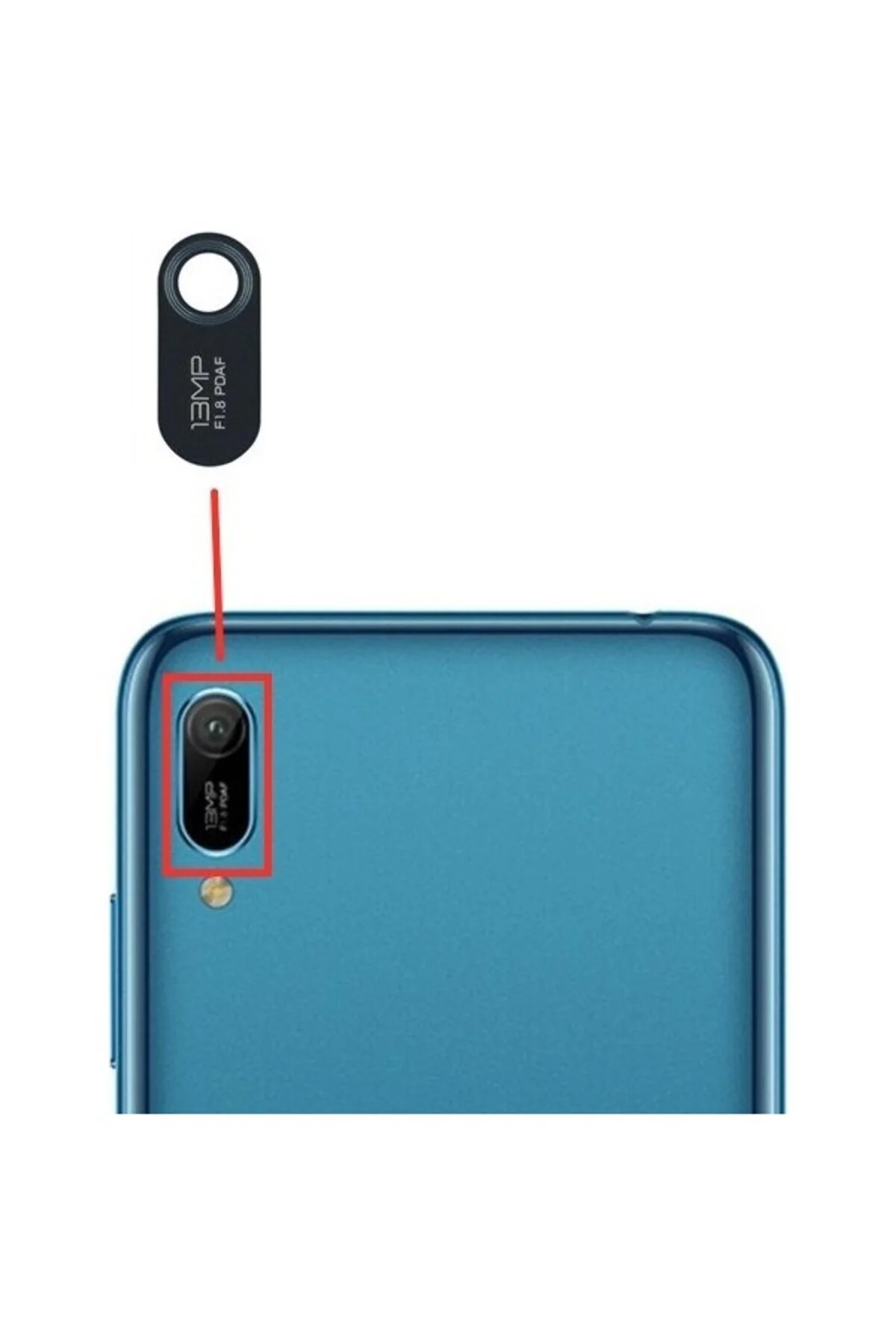 Huawei Y6 2019 Kamera Lensi MRD-LX1MRD-LX1F Mrd-Lx3 MRD-LX1N