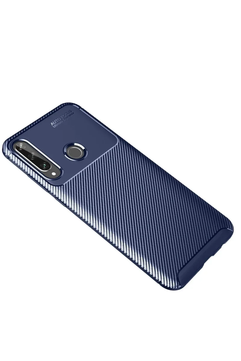 Huawei Y6P Kılıf Auto Focus Karbon Kapak - Lacivert Fiyatı, Yorumları ve Özellikleri