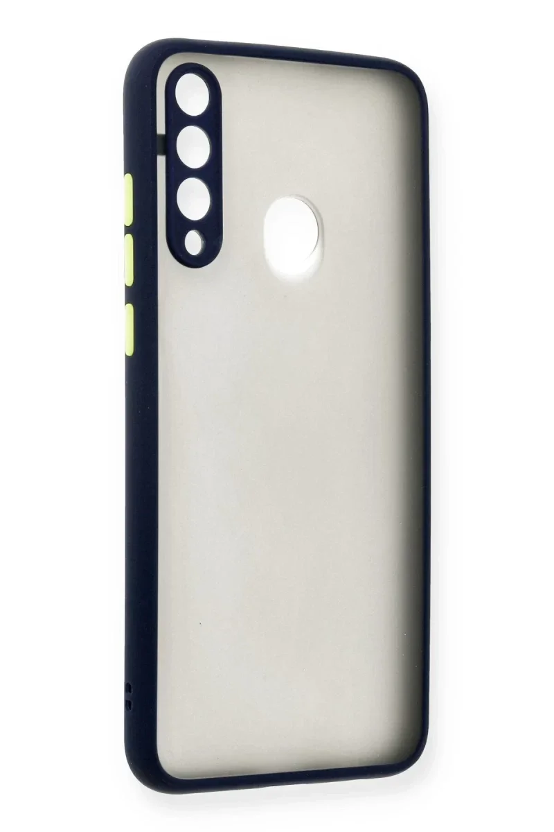 Huawei Y6P Kılıf Montreal Silikon Kapak - Lacivert Huawei Y6P Kılıf Montreal Silikon Kapak - Lacivert