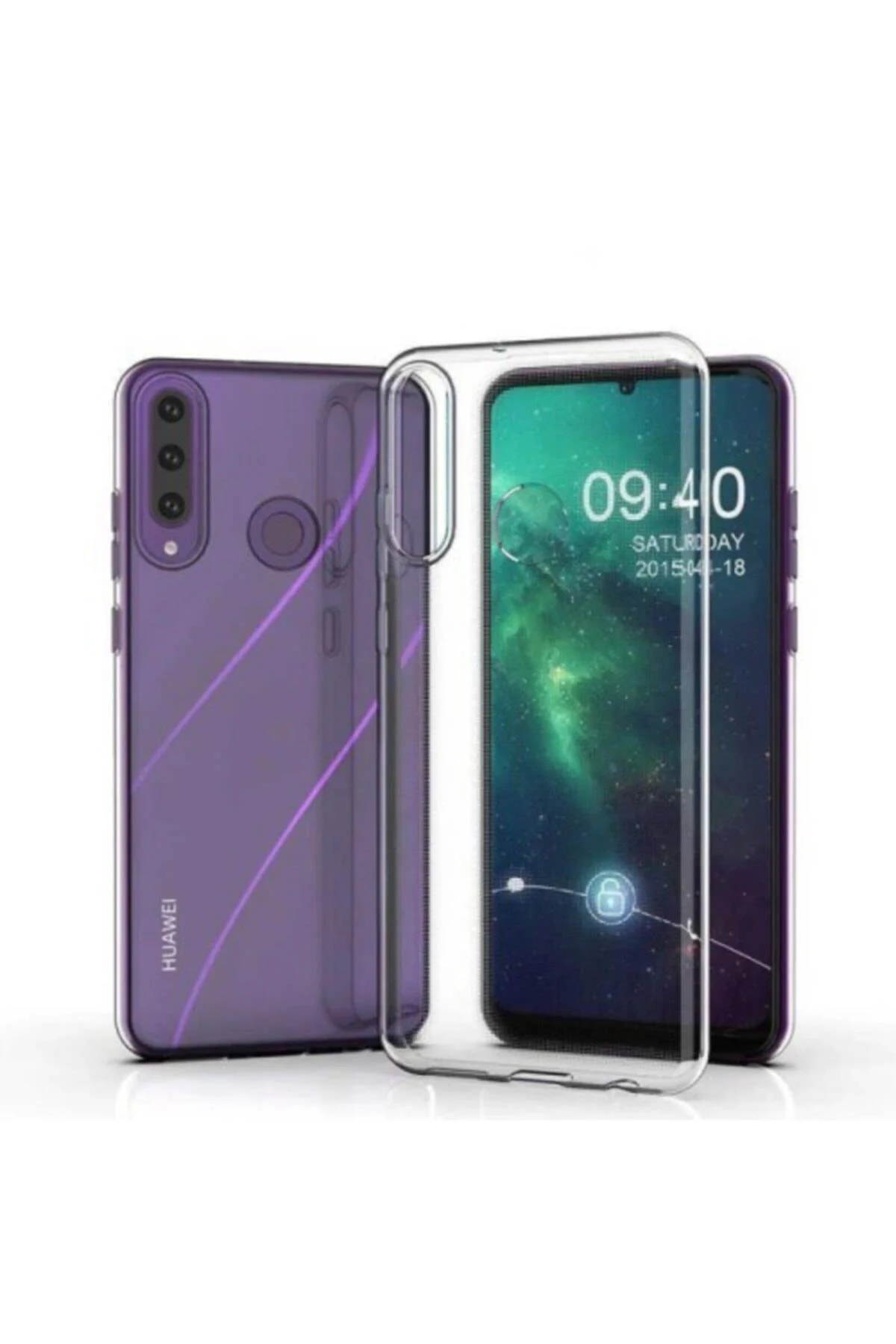 Huawei Y6P Şeffaf Tank Silikon Kapak