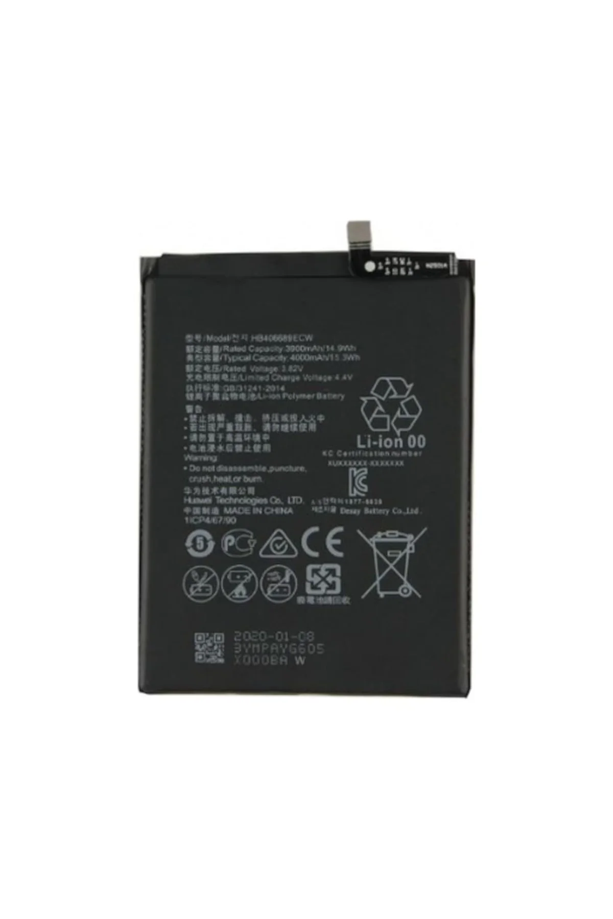 Huawei Y7 2019 Hb406689Ecw Batarya Pil