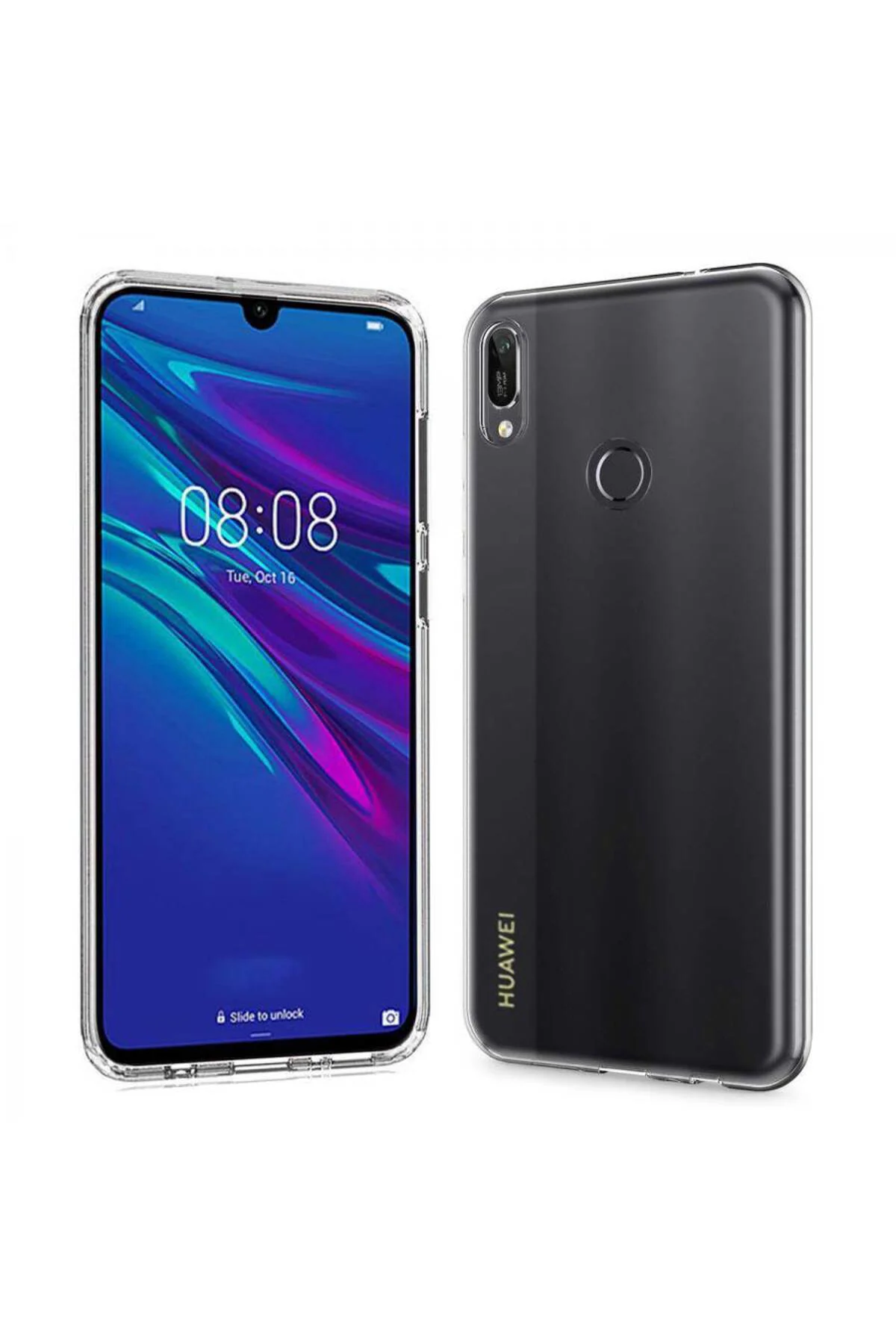 Huawei Y7 2019 Ultra İnce Silikon Kılıf Şeffaf Huawei Y7 2019 Ultra İnce Silikon Kılıf Şeffaf